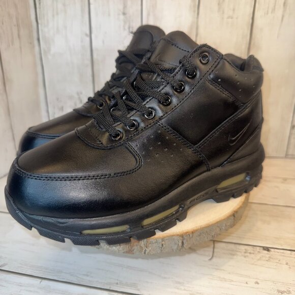 Nike Air Max Goadome ACG Boots Black Men Sz 7.5 WATERPROOF Leather 865031-001 - Picture 1 of 11